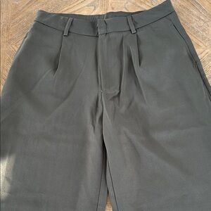 SHEIN Men's Charcoal Flat Front Shorts